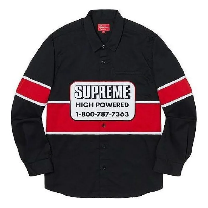 Supreme High Powered Work Shirt 'Black' SUP-FW19-157 sold by KicksCrew