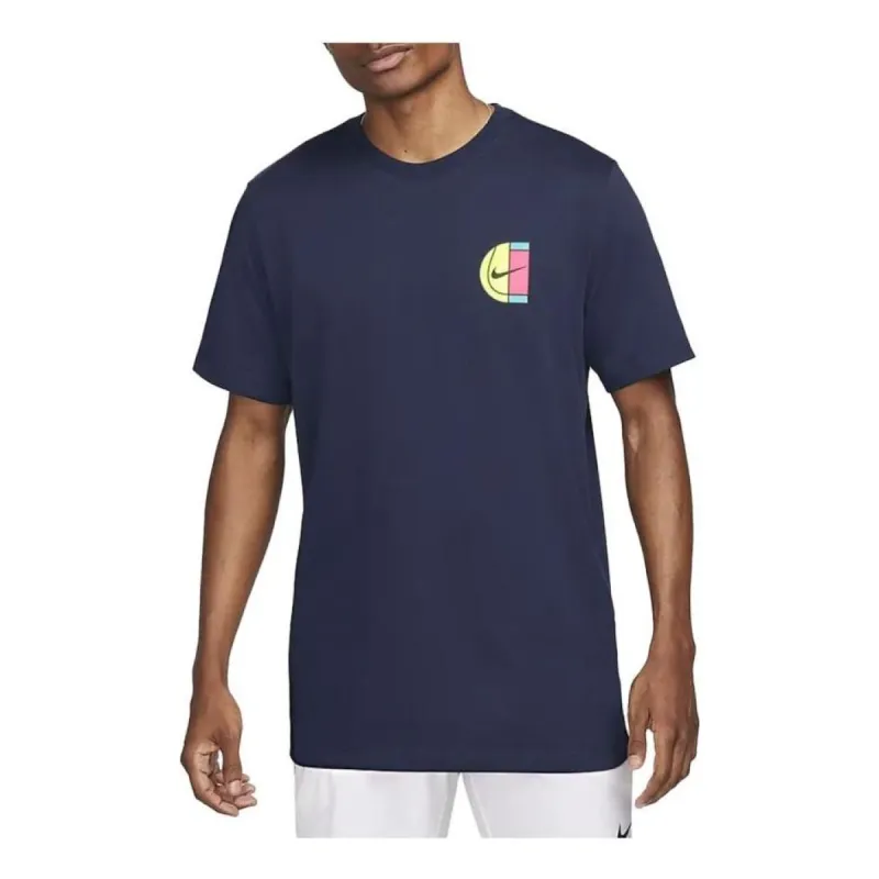 Nike Court Tennis T-shirt 'Navy' FN0788-451 sold by KicksCrew