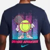 Nike Court Tennis T-shirt 'Navy' FN0788-451 sold by KicksCrew