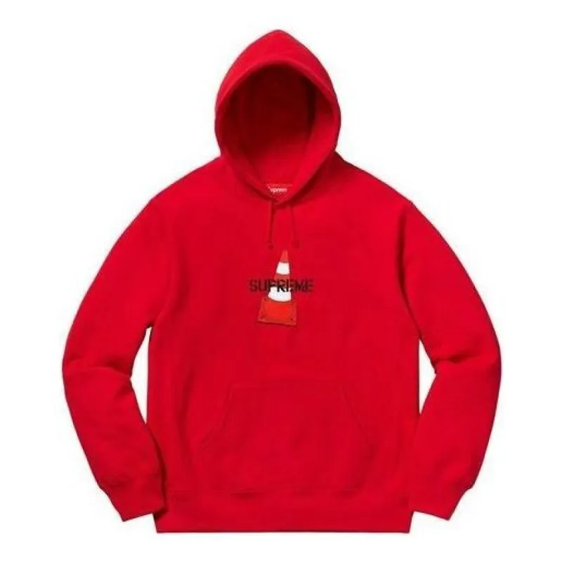 Supreme FW19 Week 1 Cone Hooded Sweatshirt 'Red' SUP-FW19-101 sold by KicksCrew
