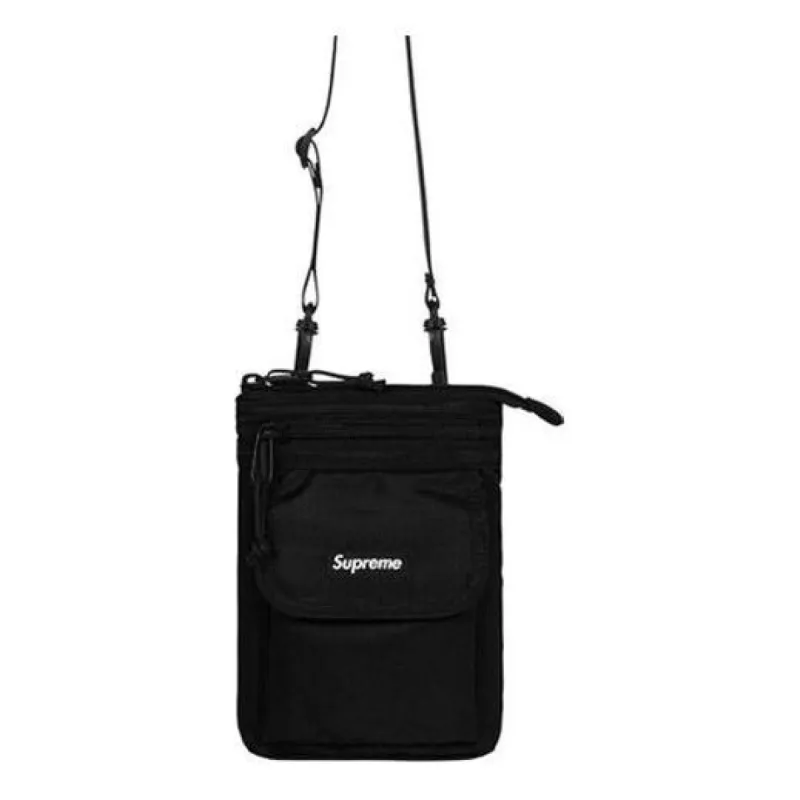 Supreme FW19 Week 1 Shoulder Bag 'Black' SUP-FW19-058 sold by KicksCrew