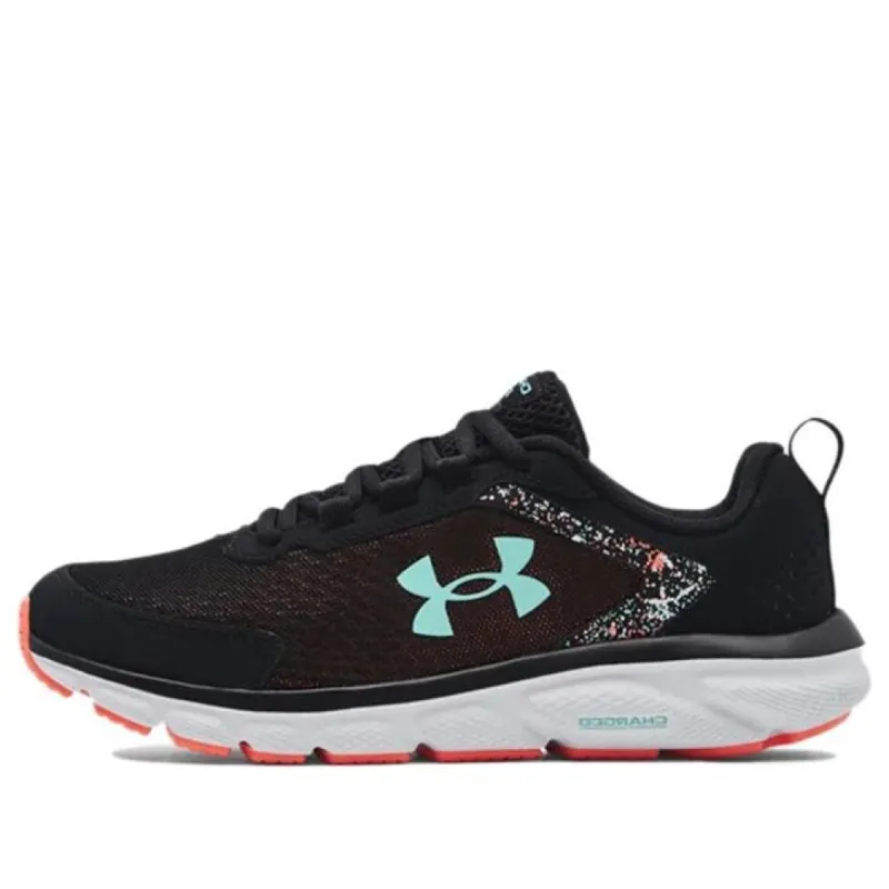 (WMNS) Under Armour Charged Assert 9 'Paint Splatter - Black Tile Blue' 3025245-001 sold by KicksCrew