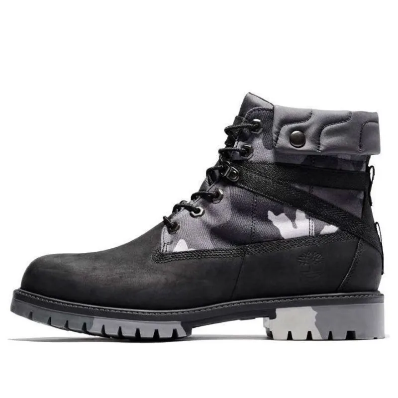 Timberland Heritage EK+ 6 Inch Waterproof Wide-Fit Boot 'Grey Camouflage' A29P7001 sold by KicksCrew