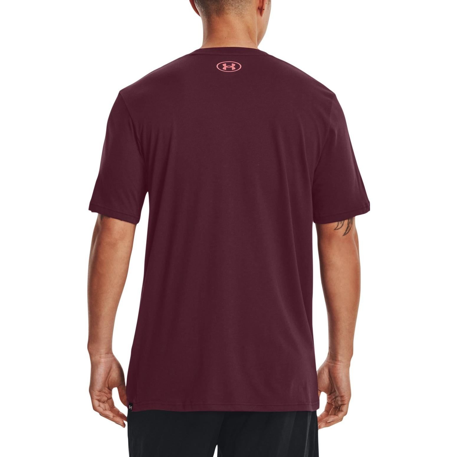 Under Armour Project Rock Globe T-shirt 'Burgundy' 1373746-600 sold by KicksCrew product image thumbnail 4