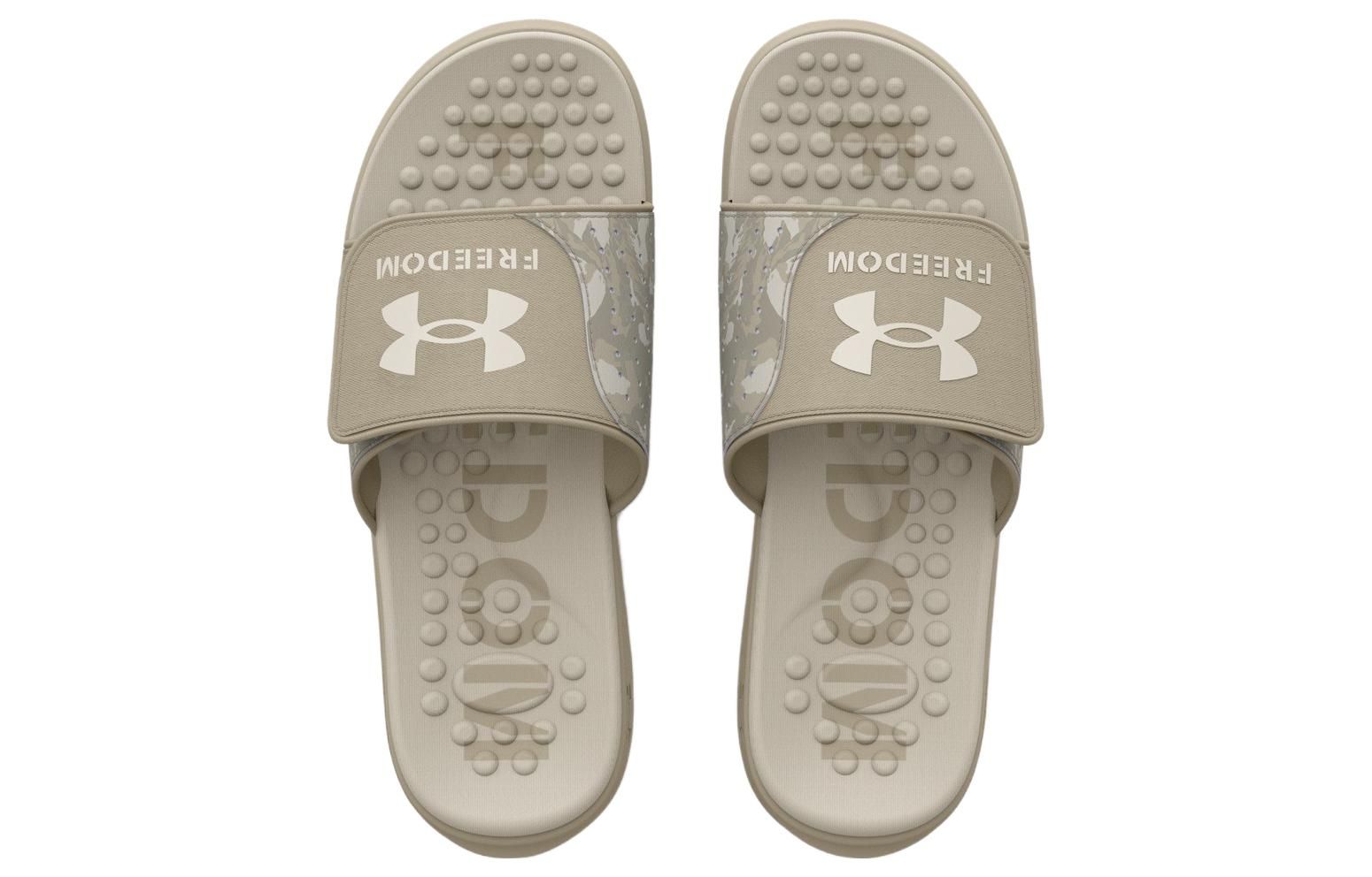 Under Armour Ignite Pro Freedom Slides 'Beige' 3026152200 sold by KicksCrew product image thumbnail 3