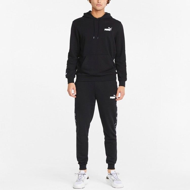Puma Ess+ Tape Sweatpants 'Black' 849535-01 sold by KicksCrew product image thumbnail 3