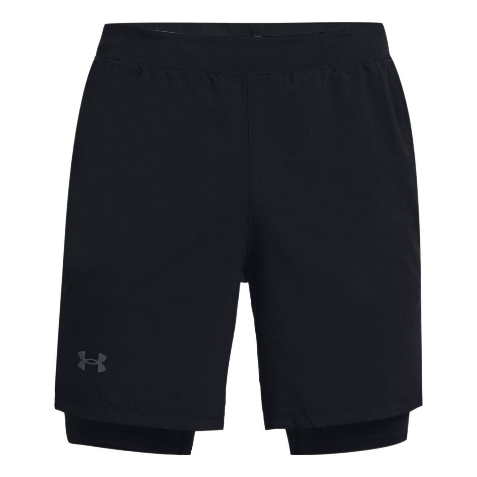 Under Armour Launch Run 2-in-1 Shorts 'Black' 1361497-001 sold by KicksCrew
