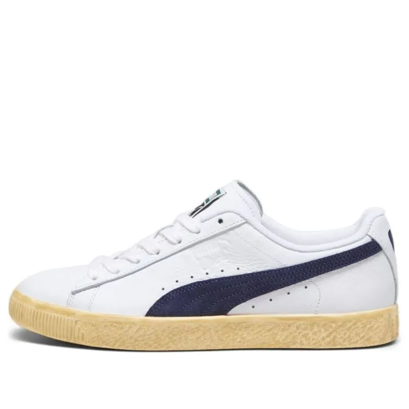 PUMA Clyde Vintage 'White Navy' 394687-01 sold by KicksCrew