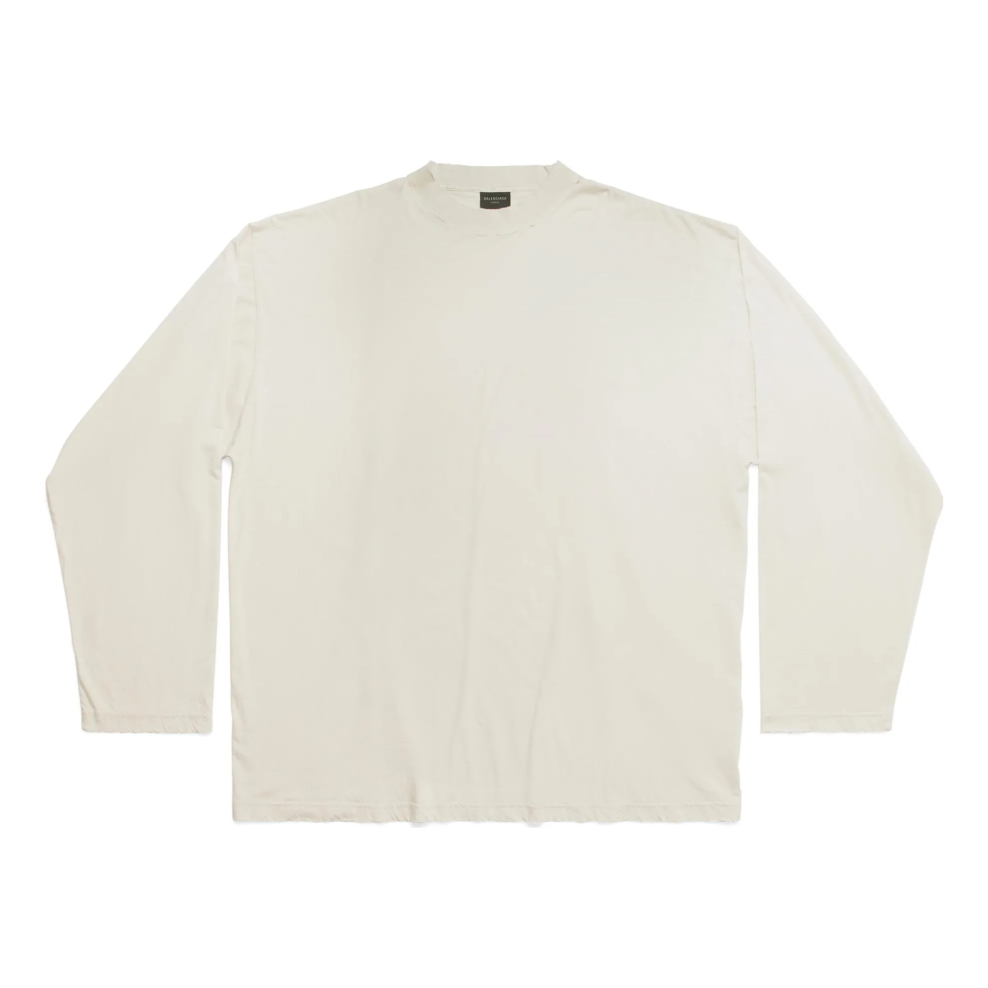 Balenciaga Long Sleeve T-shirt Oversized 'Off White' 739783TOVF49199 sold by KicksCrew