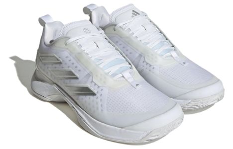 (WMNS) Adidas Avacourt Tennis Shoes 'Cloud White Silver Metallic' HQ8404 sold by KicksCrew