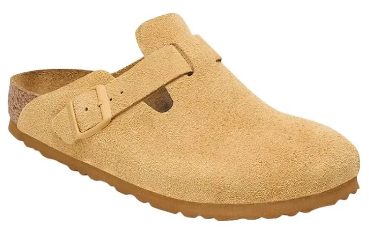 (WMNS) Birkenstock Boston Suede Leather 'Latte Cream' 1027752 sold by KicksCrew product image thumbnail 3