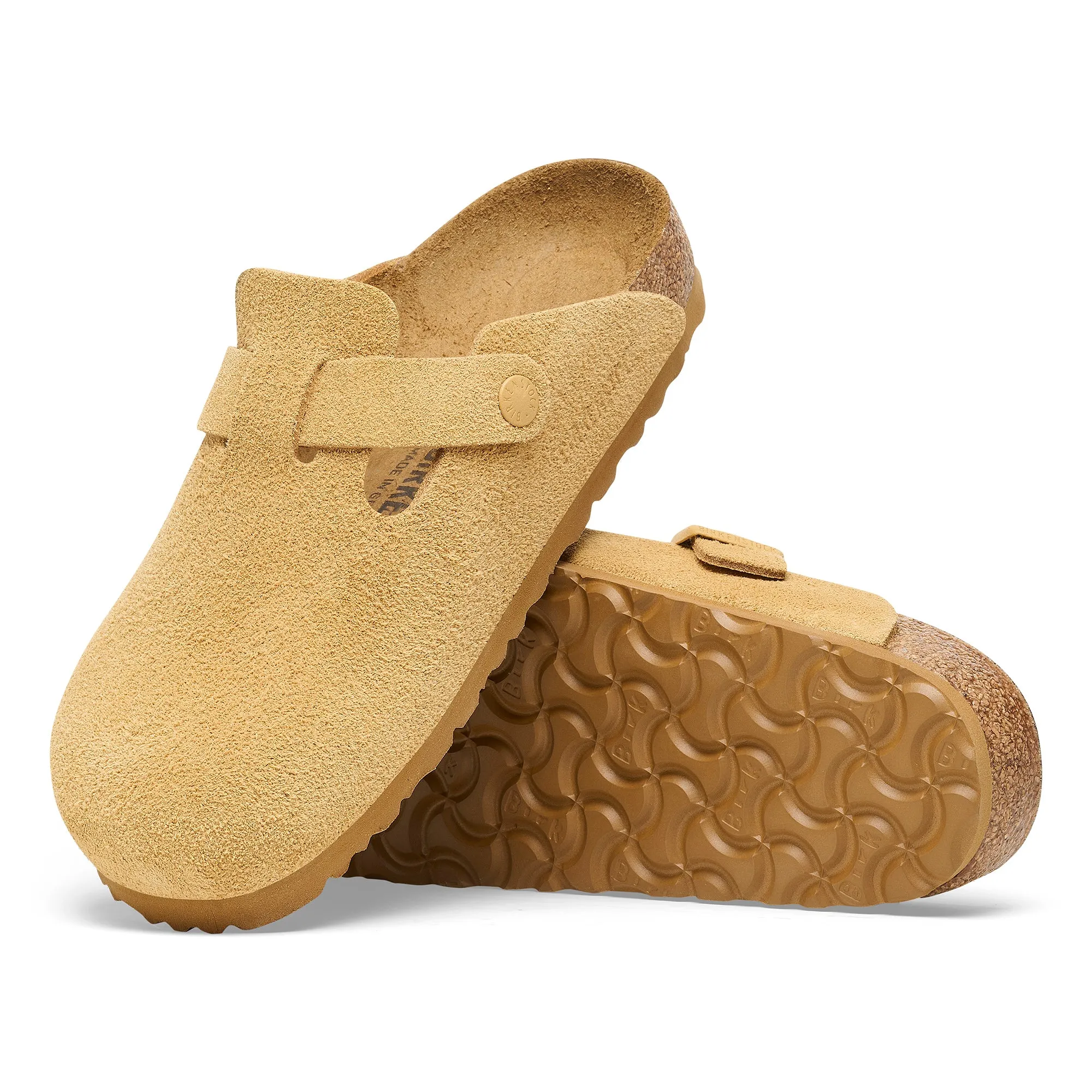 (WMNS) Birkenstock Boston Suede Leather 'Latte Cream' 1027752 sold by KicksCrew product image thumbnail 5