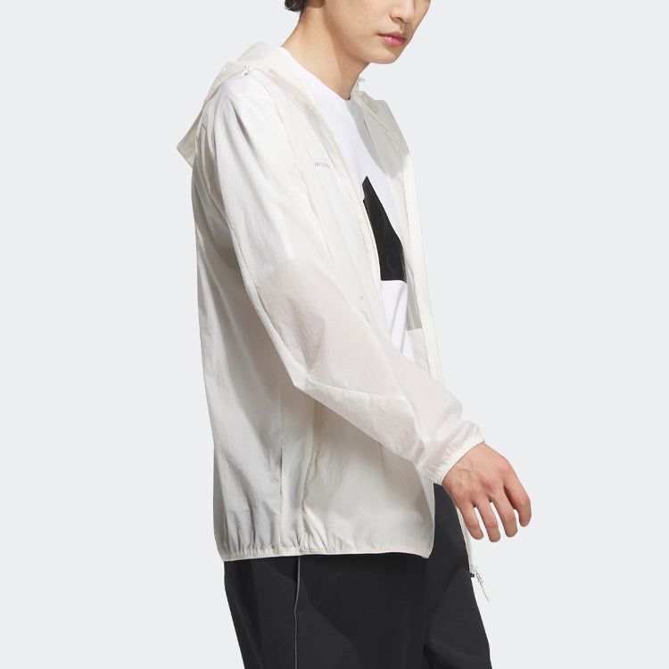 Adidas Tech Lightweight Woven Jacket 'White' IA8136 sold by KicksCrew product image thumbnail 4