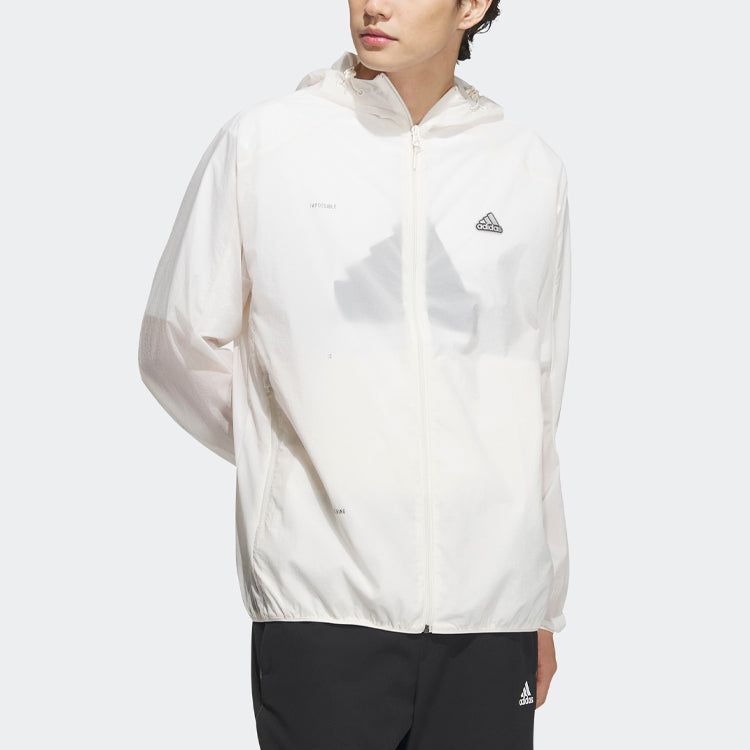 Adidas Tech Lightweight Woven Jacket 'White' IA8136 sold by KicksCrew product image thumbnail 2