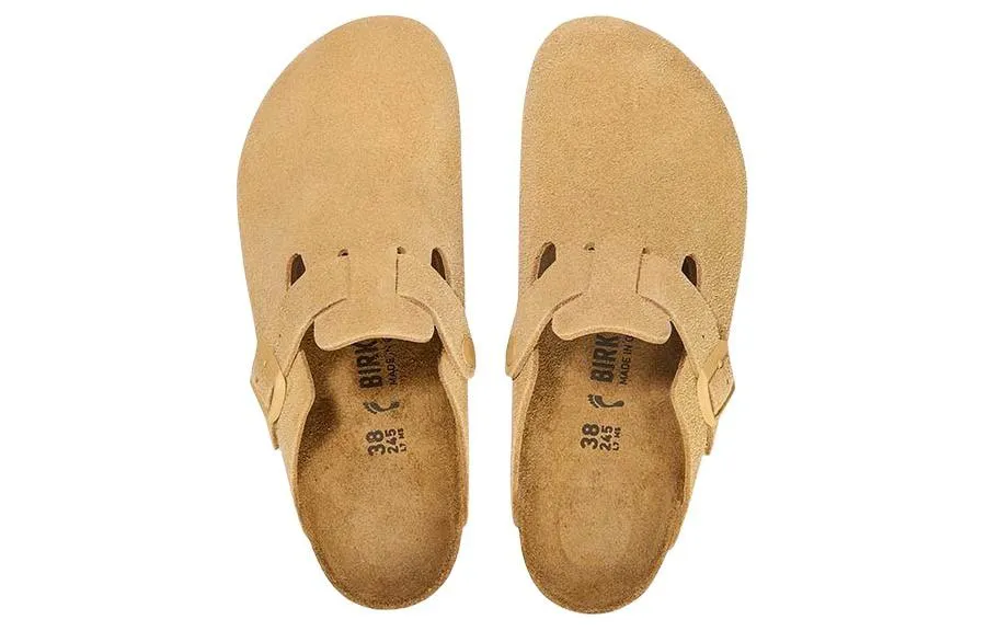 (WMNS) Birkenstock Boston Suede Leather 'Latte Cream' 1027752 sold by KicksCrew product image thumbnail 4