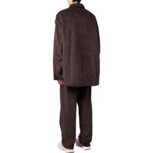 Fear of God Essentials Corduroy Shirt Jacket 'Purple Red' 202BT224125F sold by KicksCrew