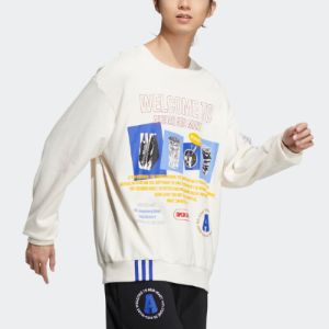 Adidas Casual Couple Sweatshirt 'White' IA5325 sold by KicksCrew