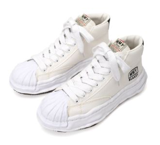 Maison MIHARA YASUHIRO BLAKEY OG Sole Canvas High-top Sneaker 'White' A08FW736-WHT sold by KicksCrew