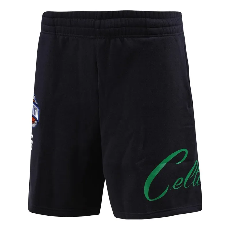 Mitchell & Ness x NBA Boston Celtics Team Origins Fleece Short 'Black' PSHR4851-BCEYYPPPBLCK sold by KicksCrew