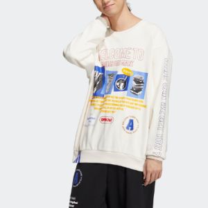 Adidas Casual Couple Sweatshirt 'White' IA5325 sold by KicksCrew