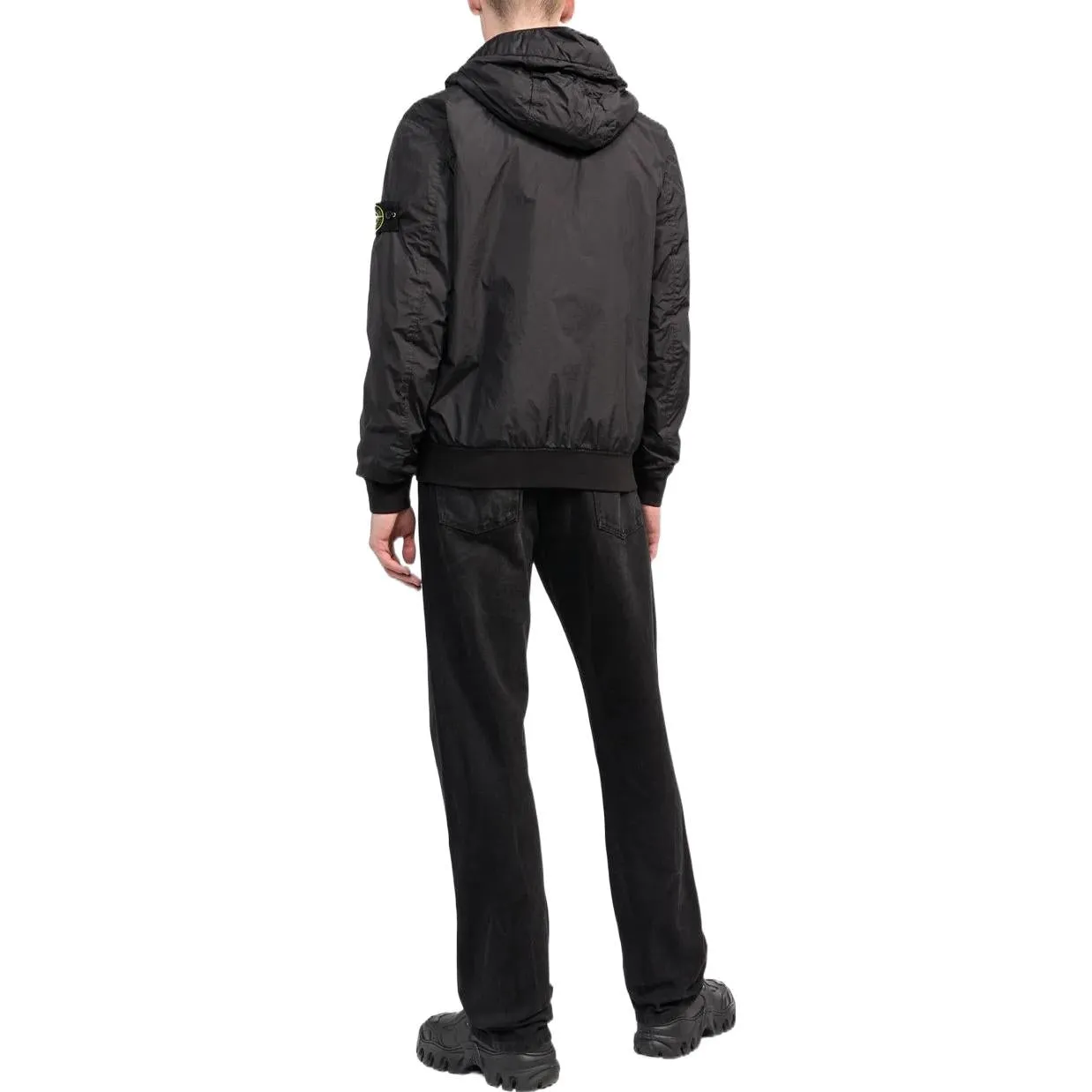 STONE ISLAND Pocket Detail Crinkle Reps Jacket 'Black' 771540723-V0029 sold by KicksCrew product image thumbnail 2