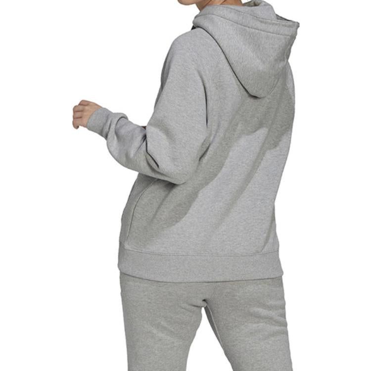 (WMNS) adidas Oversized Hooded Sweatshirt 'Grey' HG4358 sold by KicksCrew product image thumbnail 2