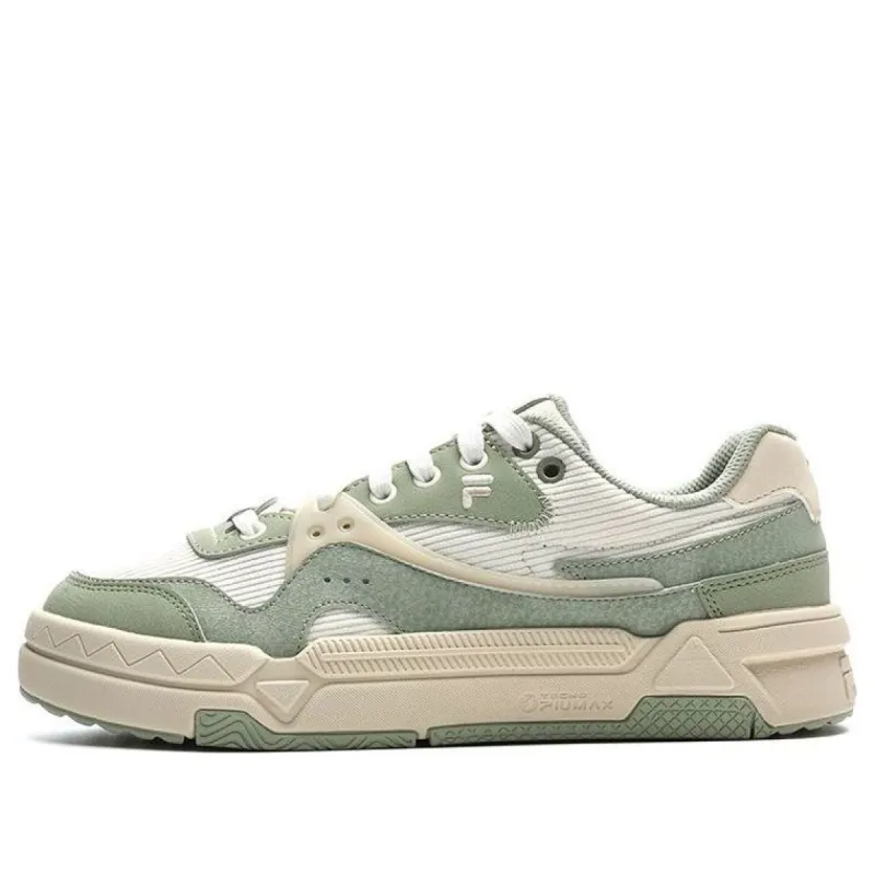 (WMNS) FILA FUSION Bank Skate Shoes 'White Green' T12W242205FWT sold by KicksCrew