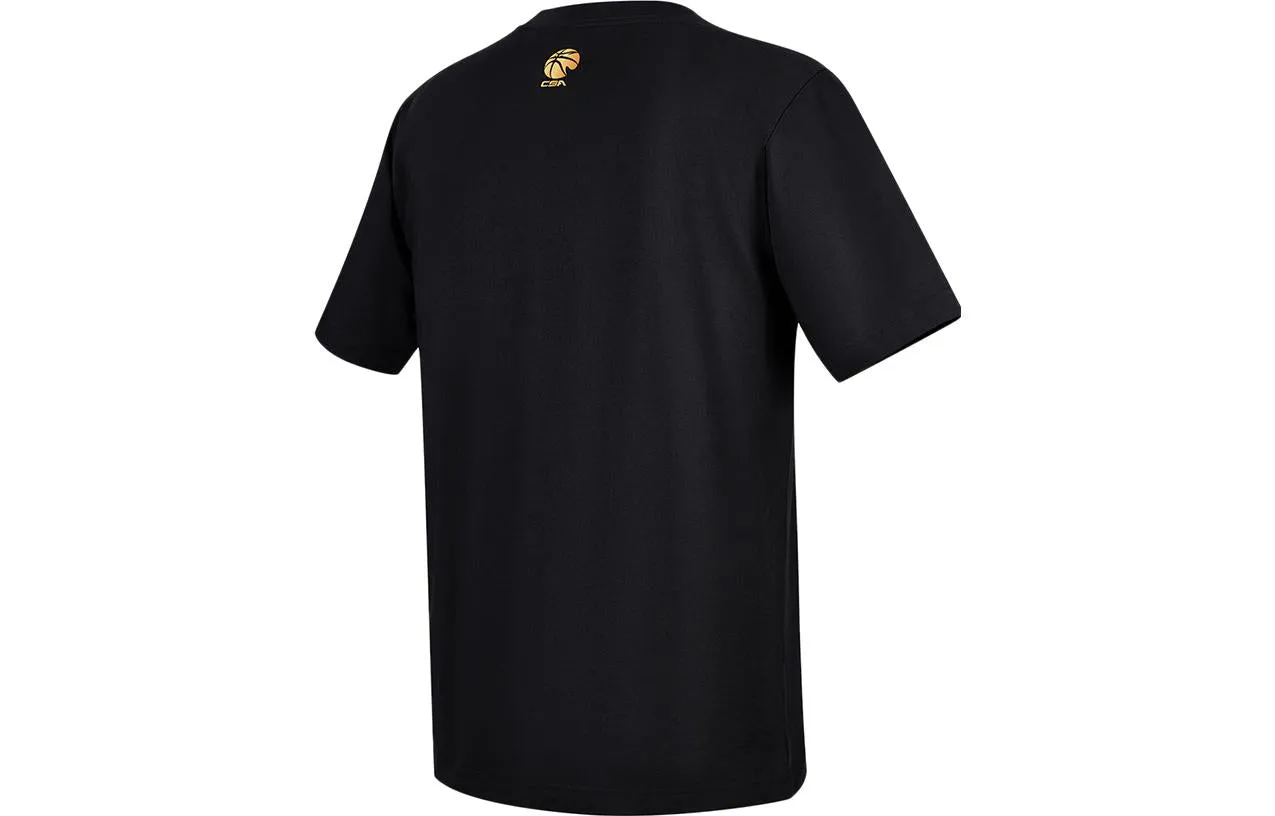 Li-Ning CBA Champions Graphic T-shirt 'Black' ATST869-1 sold by KicksCrew product image thumbnail 2