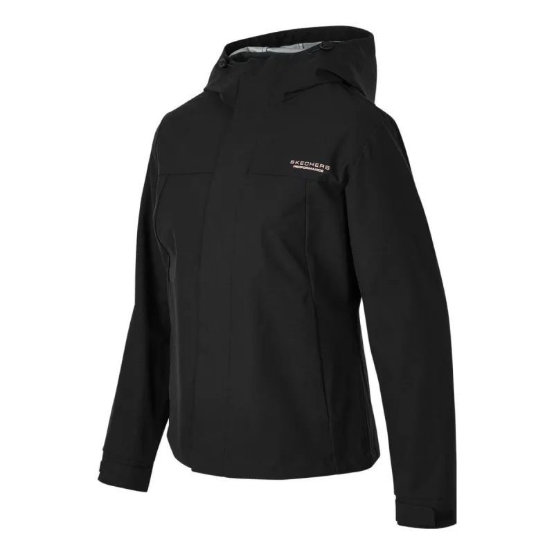 (WMNS) Skechers Solid Color Zipper 3-In-1 Jacket 'Black' P423W186-0018 sold by KicksCrew