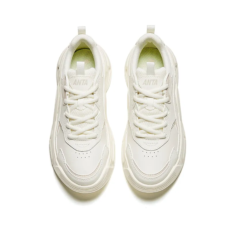(WMNS) ANTA Platform Leather 'Ivory White Beige' 922328816-5 sold by KicksCrew product image thumbnail 3