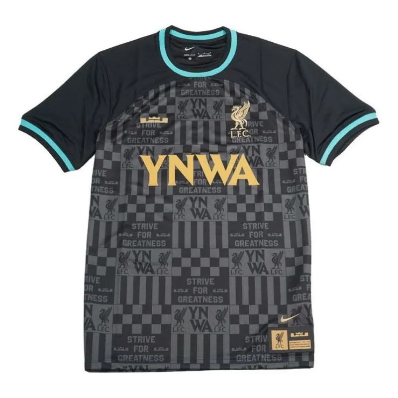 Nike Liverpool x Lebron 23-24 Fourth Jersey 'Black' FZ3199-011 sold by KicksCrew