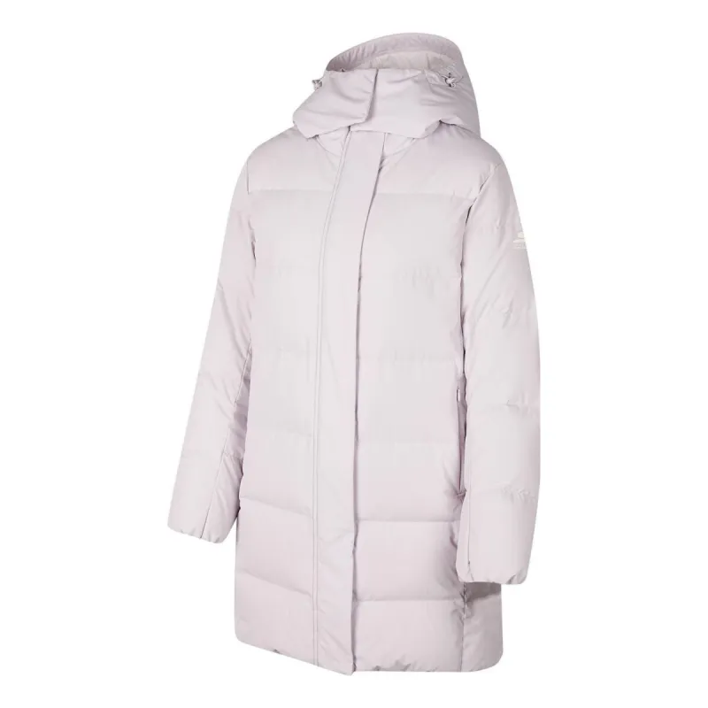 (WMNS) Skechers BASIC Long Down Jacket 'Pink' P423W085-0239 sold by KicksCrew