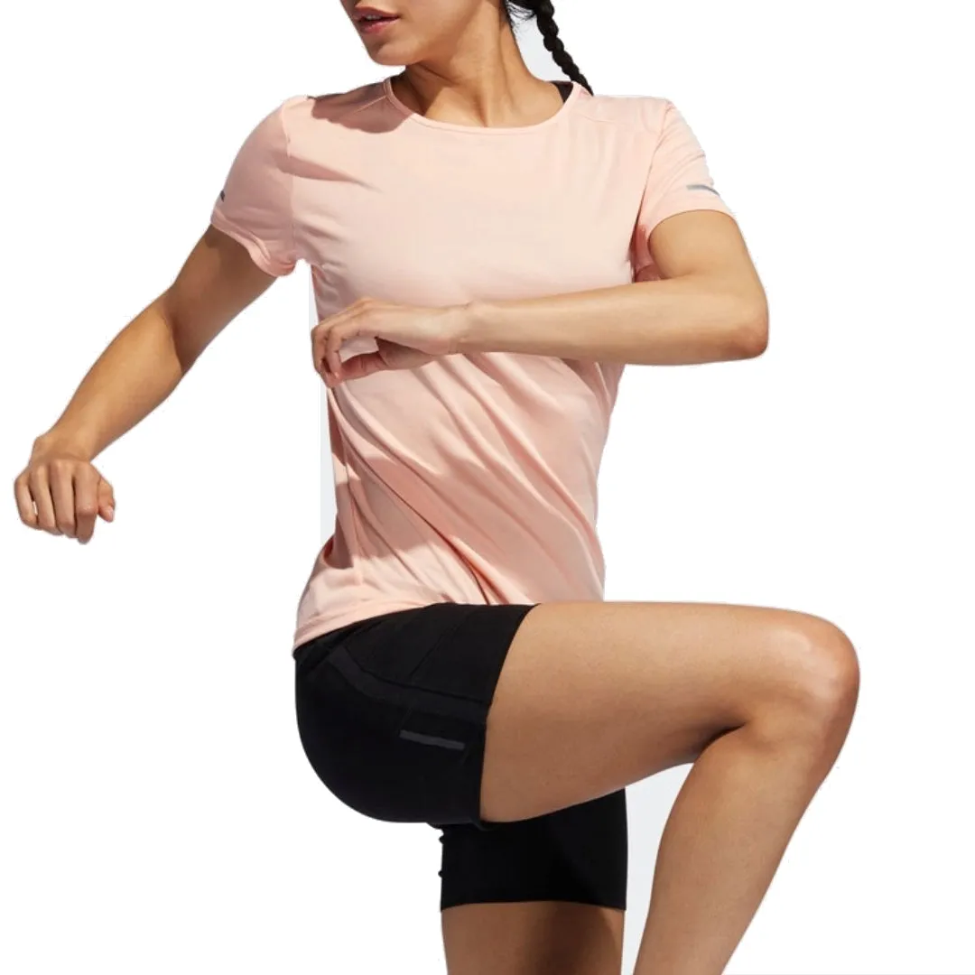 (WMNS) adidas Run T-Shirt Asia Sizing 'Pink' EI6499 sold by KicksCrew product image thumbnail 3