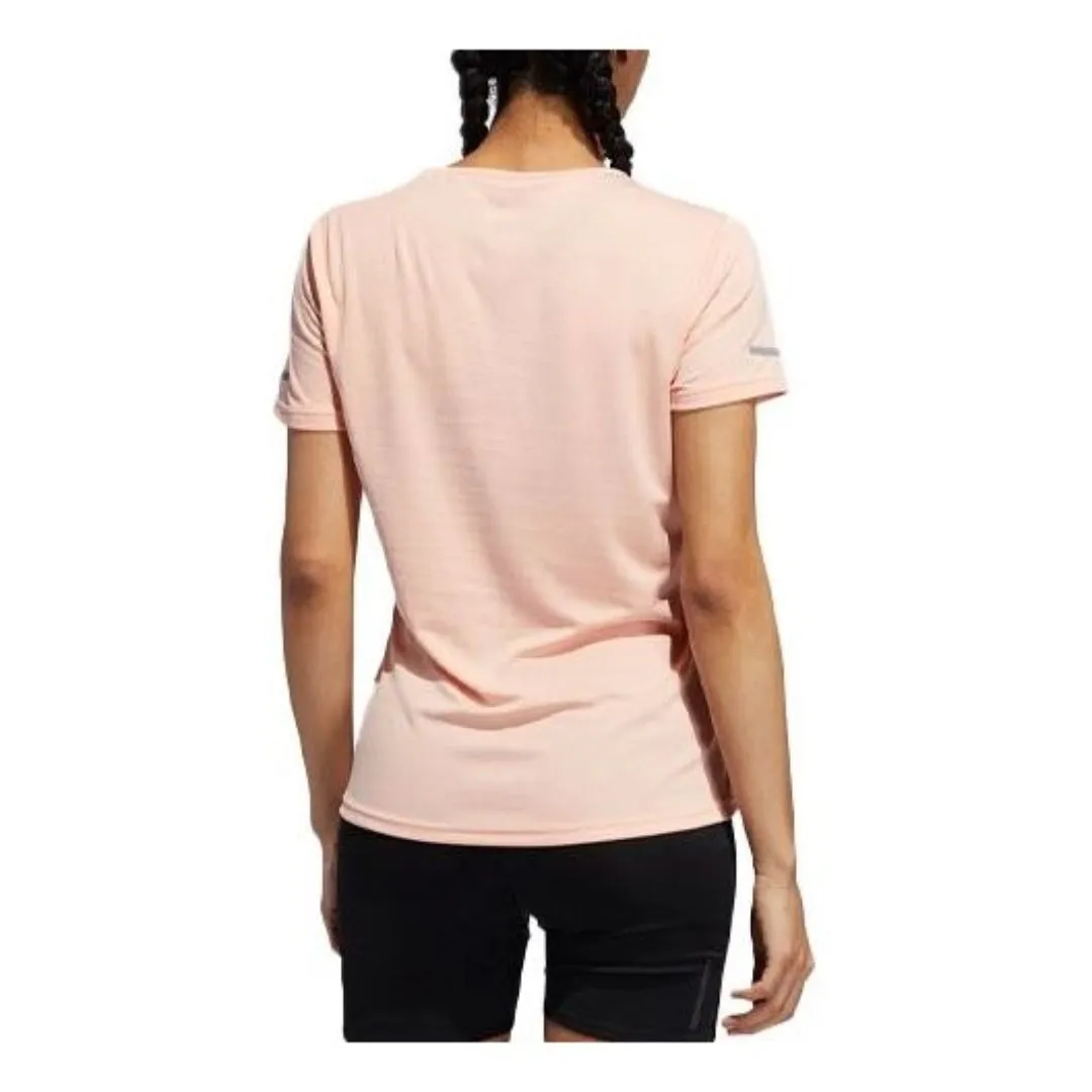 (WMNS) adidas Run T-Shirt Asia Sizing 'Pink' EI6499 sold by KicksCrew product image thumbnail 2