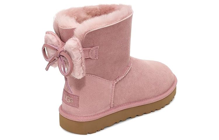 (WMNS) UGG Classic Dudble Bow Mini 'Pink' 1103652-PCRY sold by KicksCrew product image thumbnail 3