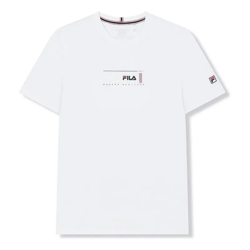 FILA Modern Heritage Collectio T-shirt 'White' F11M421110FWT sold by KicksCrew