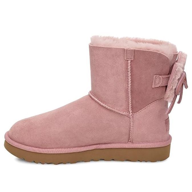 (WMNS) UGG Classic Dudble Bow Mini 'Pink' 1103652-PCRY sold by KicksCrew