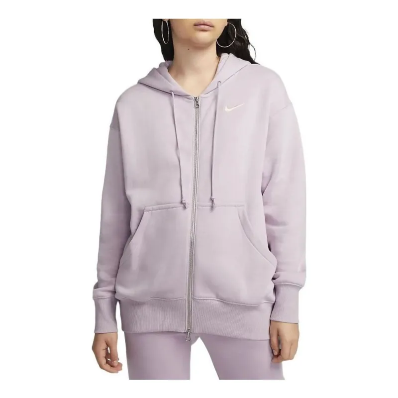 (WMNS) Nike Sportswear Phoenix Fleece Jacket 'Lilac' DQ5759-530 sold by KicksCrew
