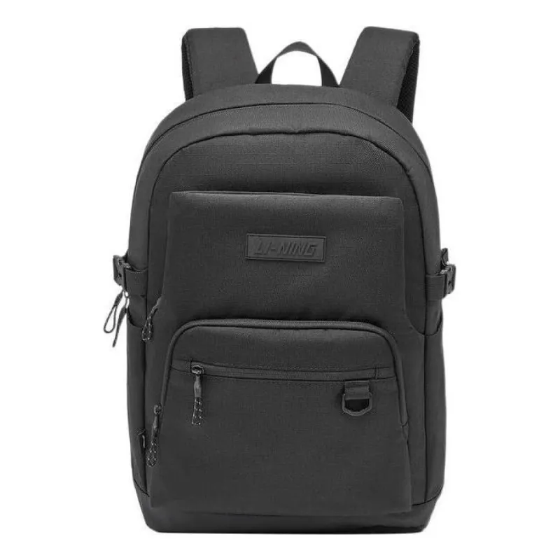 Li-Ning Logo Backpack 'Black' ABST019-1 sold by KicksCrew