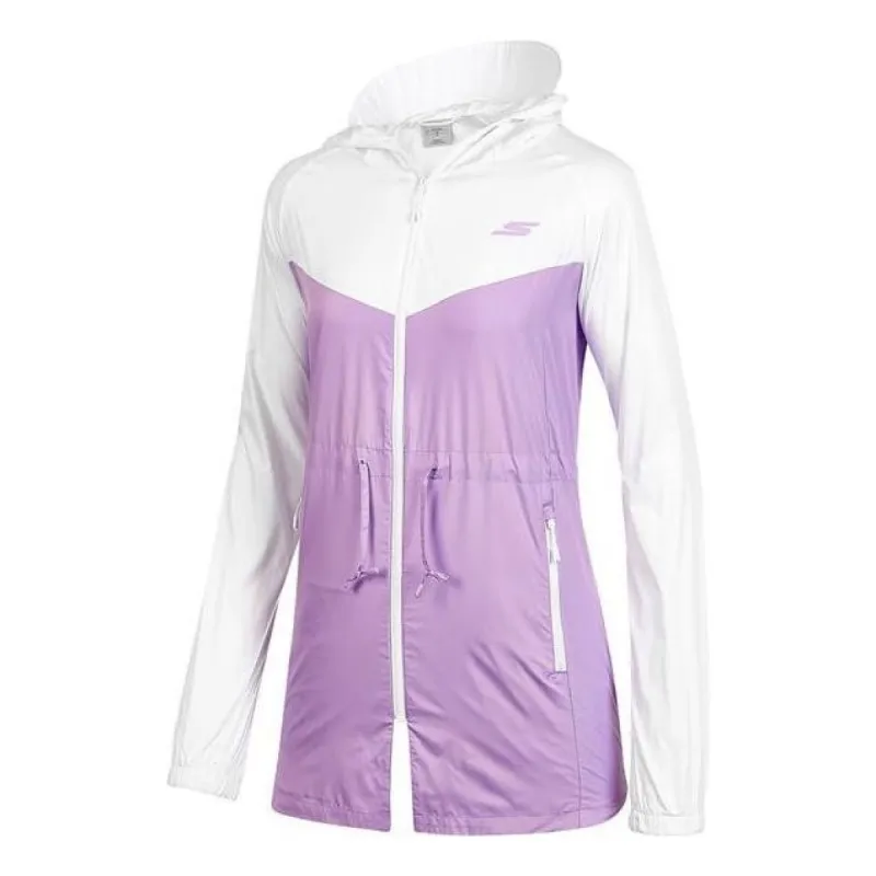 (WMNS) Skechers Sports Jacket 'Purple White' P221W027 sold by KicksCrew
