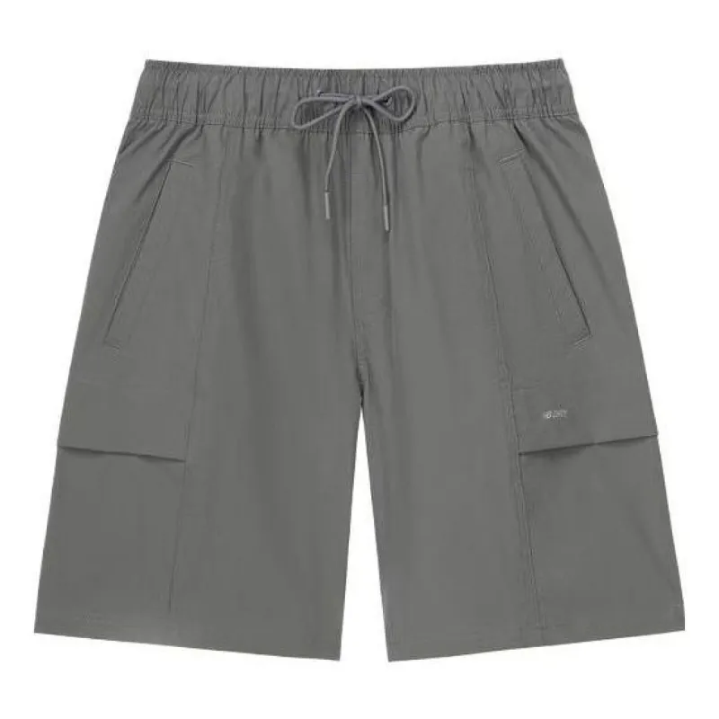 New Balance NBX Holiday Woven Shorts Asia Sizing 'Castle Grey' AMS32369-CTR sold by KicksCrew