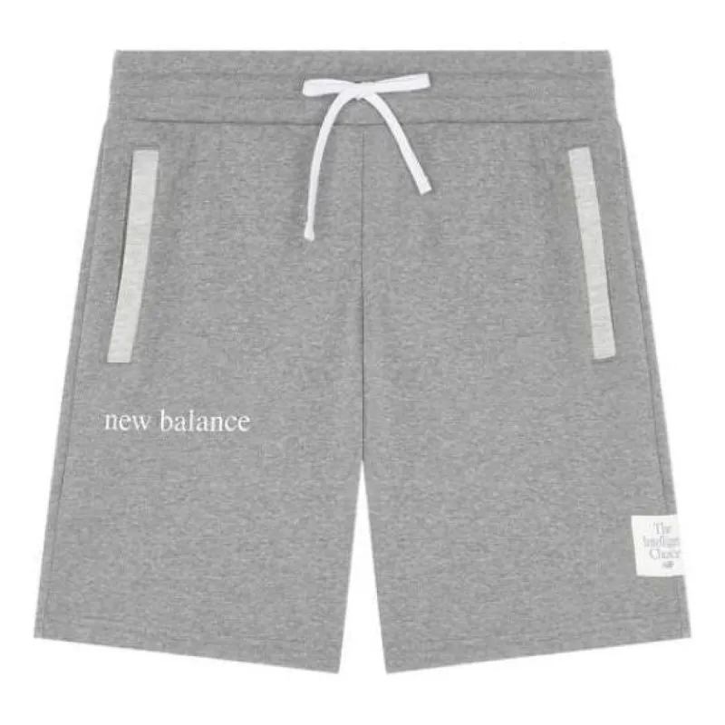 New Balance Essential Logo Shorts 'Grey' AMS21552-HC sold by KicksCrew