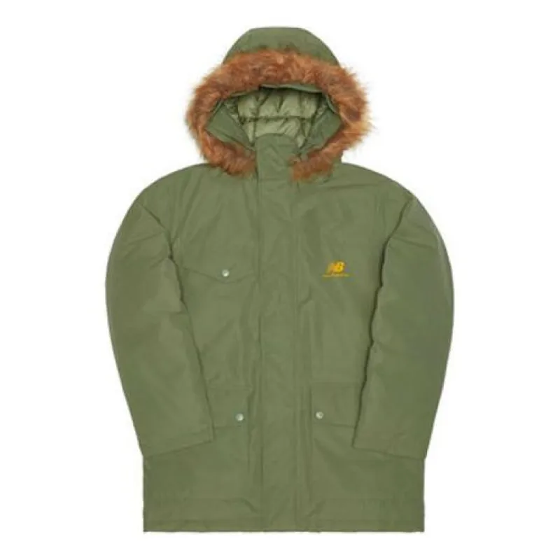 New Balance Parka Jacket 'Green Brown' AMJ04349-FRO sold by KicksCrew