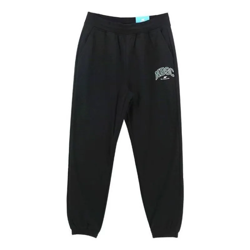 New Balance x NBSC Logo Pants 'Black' 6LC44363-BK sold by KicksCrew