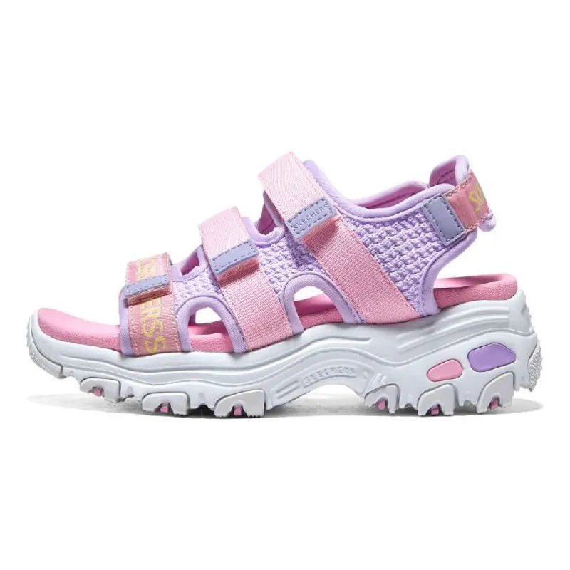(GS) Skechers Dlites Sandals 'Pink Purple' 319200L-PKLV sold by KicksCrew