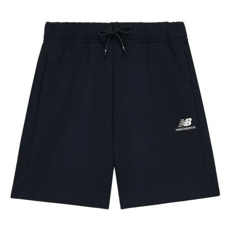 New Balance Logo Cotton Shorts 'Black' 5VD24213-BK made by New Balance