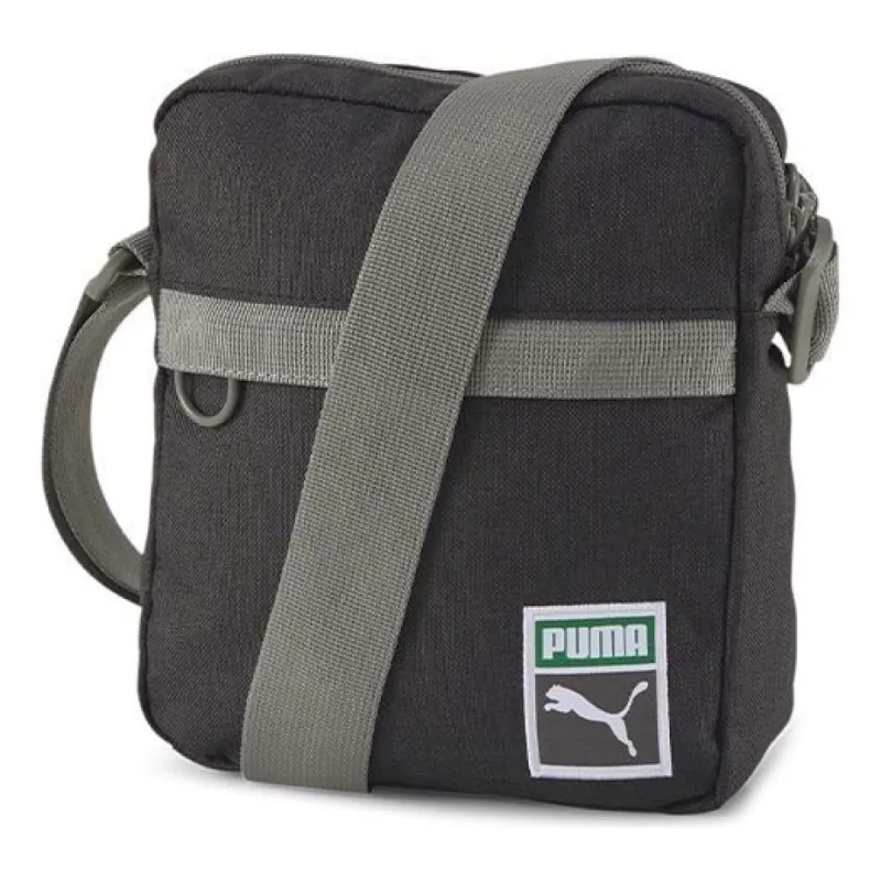 Puma Originals Retro Portable Shoulder Bag 'Black Grey' 077437-01 sold by KicksCrew