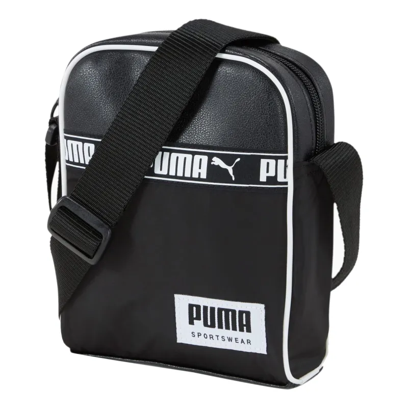 Puma Campus Portable Shoulder Bag 'Black White' 077432-01 sold by KicksCrew