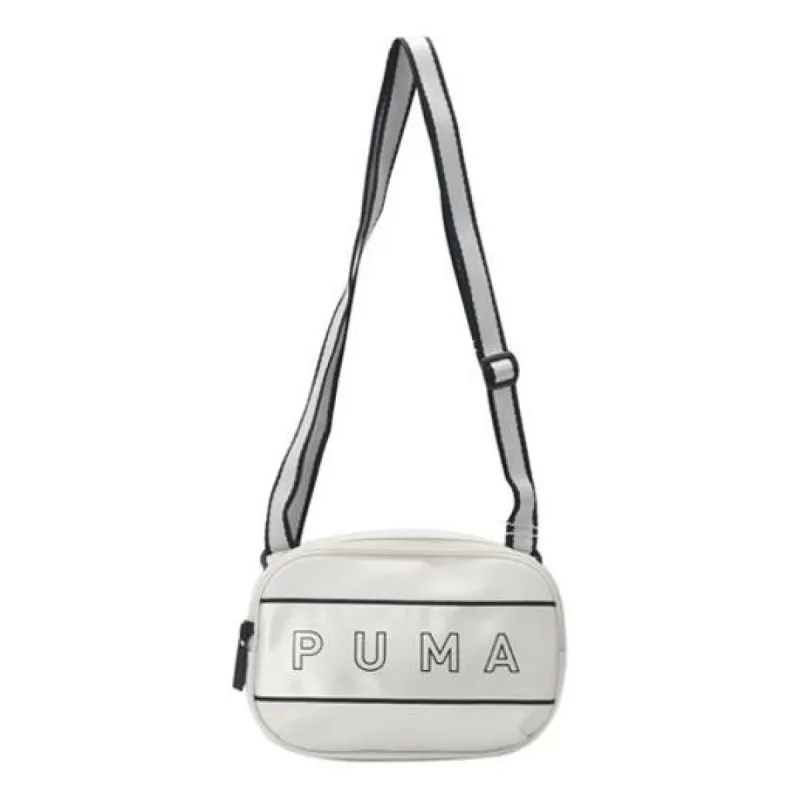 (WMNS) Puma Core Style Cat X-body Bag 'White Black' 077391-02 sold by KicksCrew