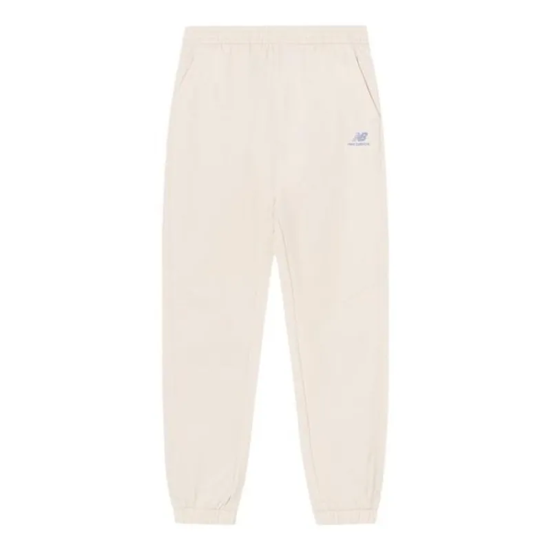 New Balance Logo Sportswear Pants 'Cream White' 5TC44572-IV sold by KicksCrew